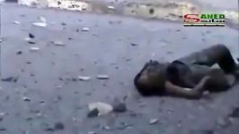 کشته شدن تروریست وهابی توسط تک تیرانداز ارتش سوریه