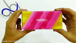 جعبه گشایی گوشی Motorola Moto C  موبایل آبی