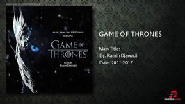 موسیقی متن زیبا سریال game of thrones