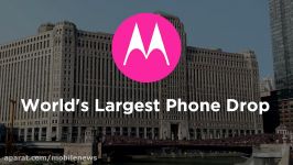 Hello Worlds Largest Phone Drop  moto z² force edition with shattershield