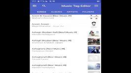 ویرایش فایل های صوتی در اندروید استفاده نرم افزار music tag editor