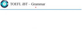 مجموعه جزوات آموزش گرامر مخصوص تافل TOEFl iBT Grammar