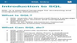 SQL LEARN EASY  OFFLINE Android Application Demo by ONAN Mobile Software