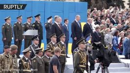 Foreign troops march in Kiev to mark Ukraine’s independence