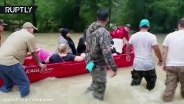 Cajun Navy joins rescue operations as Hurricane Harvey swamps Houston