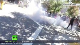 Growing Division Antifa clash with right wing supporters at Berkeley rally