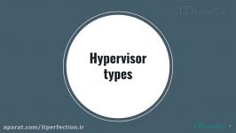 Hypervisor types  Virtual servers  VMware Workstation