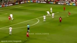 خلاصه بازی پرتغال 5 1 جزایرفارو درخشش رونالدو