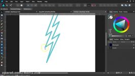 How to make stroke corners sharp pointed edged in Affinity Designer