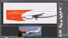 Airlines Livery Painting in Photoshop  Tips