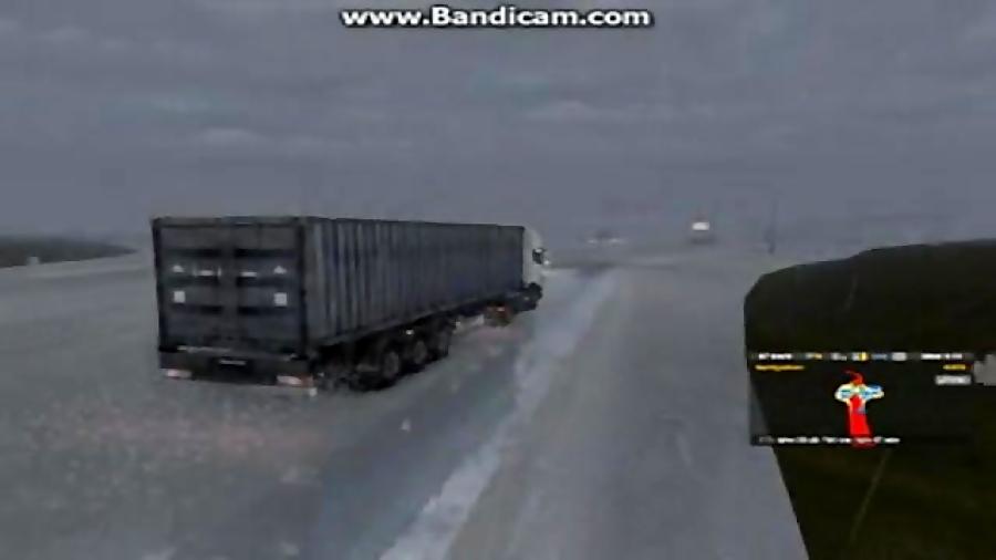 زمستان در بازی Euro Truck Simulator 2