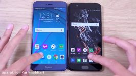 دوربین سرعت Honor 8 Pro vs OnePlus 5