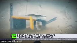 Tropical Depression Public outrage over poor govt response to handling of Hurricane Irma