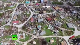 Paradise in ruins Devastation caused by Irma in Barbuda AERIAL FOOTAGE