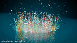 قالب افترافکت نمایش لوگو Particles Splash