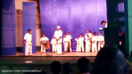 Karate kids doing stunts with fire at Durga Puja amazing must watch unbelievable