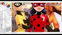New Superheroes ♥ Miraculous Ladybug  Alya Volpina and Chloe Queen Bee