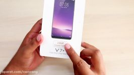 جعبه گشایی نگاه اول به موبایل Vivo V7 Plus