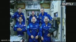 Intl Space Station Expedition 53 54Soyuz MS 06 Hatch Opening