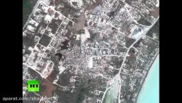 Satellite images show Irma destruction in Caribbean