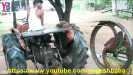 Tractor engine grass cutting machine INDIA New agricultural technology