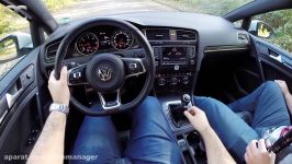 VW Golf 7 GTD 2.0 TDI 2016 on German Autobahn  POV Top Speed Drive