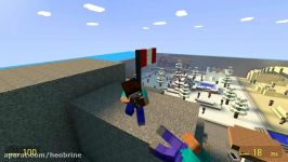 Garrys Mod  MINECRAFT HIDE AND SEEK  Gmod Minecraft Mod Steve Playermodel