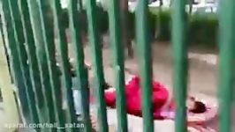 همراهان بیماران شهرستانی در بیمارستان امام خمینی شبها در حیاط بیمارستان می خوابند
