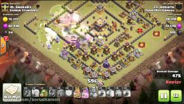 Super Queen+Bowler+Witch Smashing TH11  Top 3 Star Attack  TH11 War Strategy #56  COC 2017 