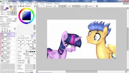 MLP Speedpaint Flash and Twilight  Love by Stardust Shine