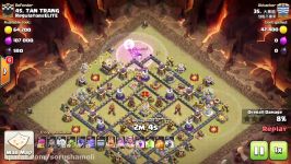 CLASH OF CLAN  Queen Walk With Bowler + Witch + Miner Town Hall 11 Part1