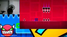 گیم پلی ای بازیه Geometry Dash