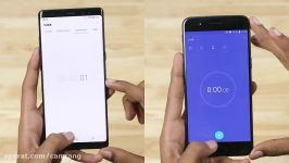 نبرد غول ها مقایسه سرعت OnePlus 5 Galaxy Note8