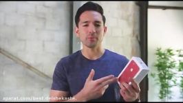 جعبه گشایی آیفون 7 قرمز رنگ جدید شرکت اپل