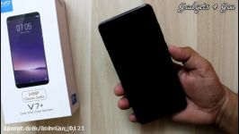 جعبه گشایی بررسی گوشی موبایل Vivo V7 Plus