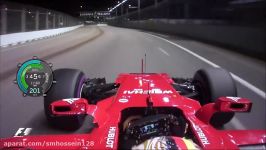 Sebastian Vettels Pole Lap  2017 Singapore Grand Prix