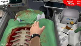 گیم پلی بازی surgeon simulator دکتر عقاب به بخش جراحی