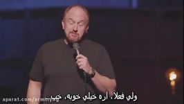 louie c.k  بلیت درجه یک هواپیما