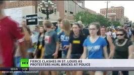 Violence in St. Louis Police protesters clash after ex cop acquitted of killing black man