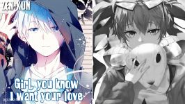 ♪ Nightcore  Shape Of You All Time Low Switching Vocals