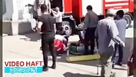 اولین ویدئو سقوط تله کابین در رامسر