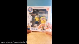 Despicable Me Minion Flying infared helicopter Light up RC toy unboxing