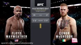 مبارزه قرن MAYWEATHER vs McGREGOR در بازی UFC 2