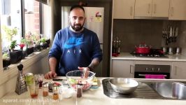 Sumac rice  سماق پلو.  Persian cooking course