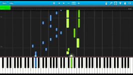 EXCLUSIVE How to play Yanni  The End Of August   Synthesia Piano Tutorial 100 Speed