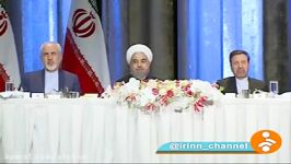 سرود دختران پسران ایرانی مقیم آمریکا در ضیافت روحانی