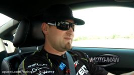 Vaughn Gittin Jr Teaches MotoMan How To Drift A Ford Mustang