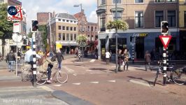 A look in the city center of Utrecht Netherlands