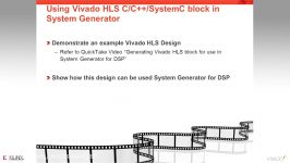 Using Vivado HLS C C++ System C Block in System Generator