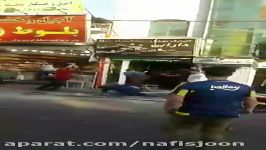 درگیری بزن بزن کتک کاری وحشتناک در خیابان شرق تهران